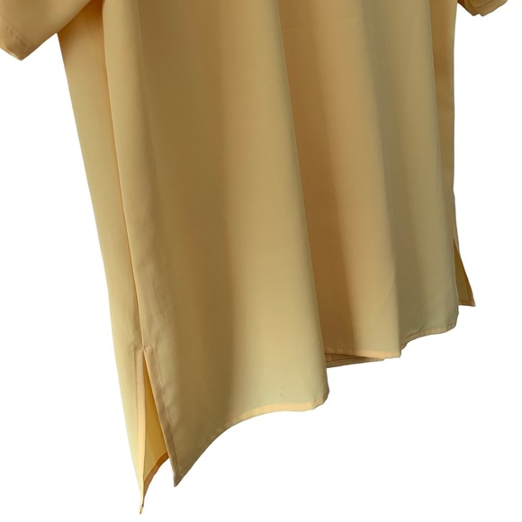 Vintage Cleo Blouse Women’s Size 12 Yellow Button Up Retro 2000s Classic - Picture 4 of 10